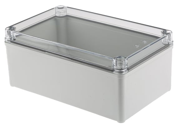 Product image for IP67 box w/transparent lid,230x140x95mm