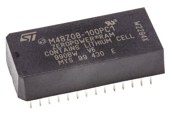 Product image for NON-VOLATILE RAM,M48Z08-100PC1 8KX8BIT