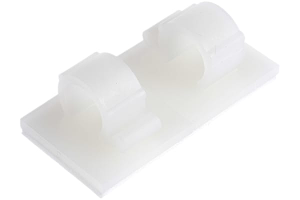 Product image for Adhesive Mount Fixing Clip, 19x19x12.5mm