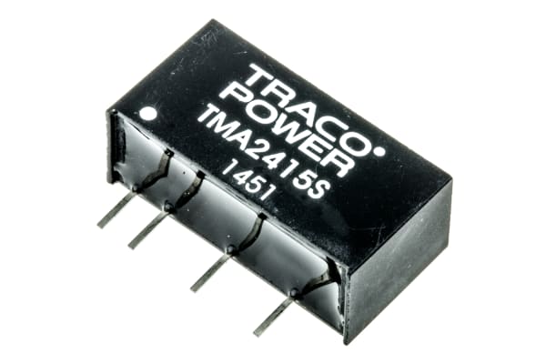 Product image for TMA2415S unregulated DC-DC,15V 1W