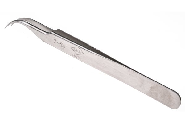 Product image for BENT POINT TWEEZERS 7SA