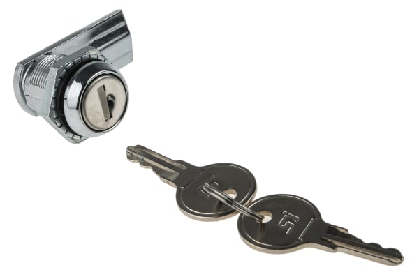 Product image for ZDC LOCK WITH KEY, 20MM GRIP