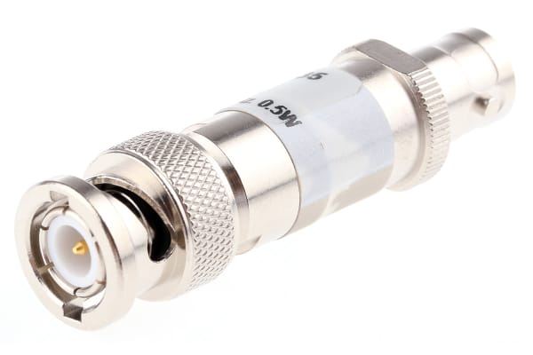 Product image for BNC ATTENUATOR,M-F, 6DB, 50OHM 0.5W 1GHZ