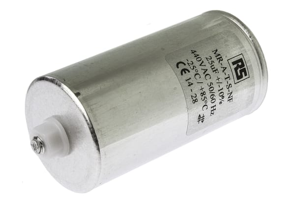 Product image for MRA440 motor run/start cap,25uF 440Vac
