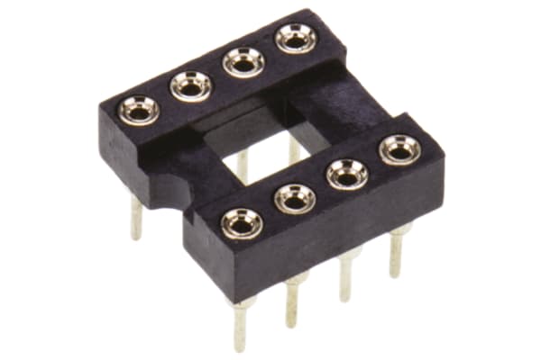 Product image for 8 WAY TURNED PIN DIL SOCKET,0.3IN PITCH