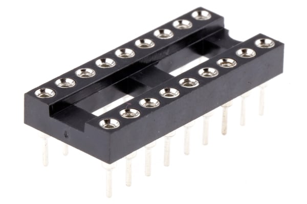 Product image for 18 WAY TURNED PIN DIL SOCKET,0.3IN PITCH