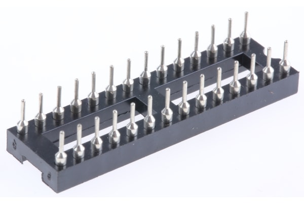 Product image for 28 WAY TURNED PIN DIL SOCKET,0.3IN PITCH