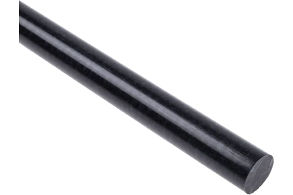 Product image for BLACK DELRIN ROD STOCK,1M L 16MM DIA