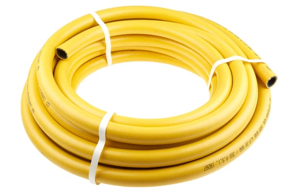 Product image for Flexible air hose,Yellow 15m L 19mm ID