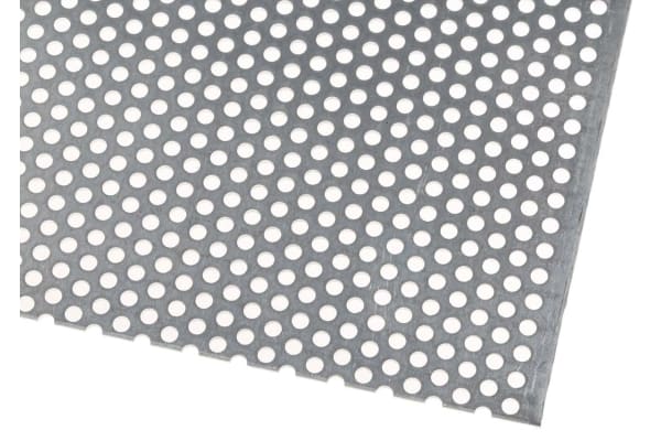 Product image for Perforated Al sheet,3mm dia 0.5x0.5m