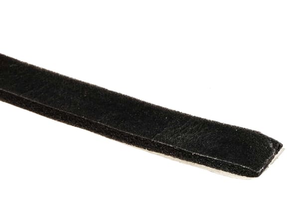 Product image for Blk PVC foam sealing strip,30m L x12mm W