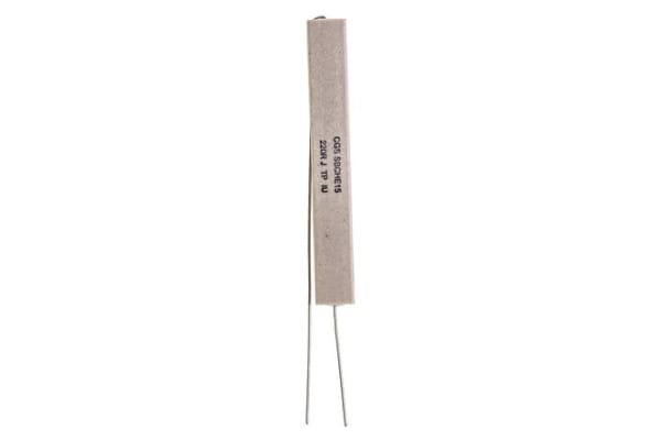 Product image for Ceramic body wirewound resistor,220R 17W