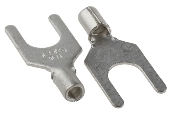 Product image for M6 uninsulated spade terminal,1-2.5sq.mm