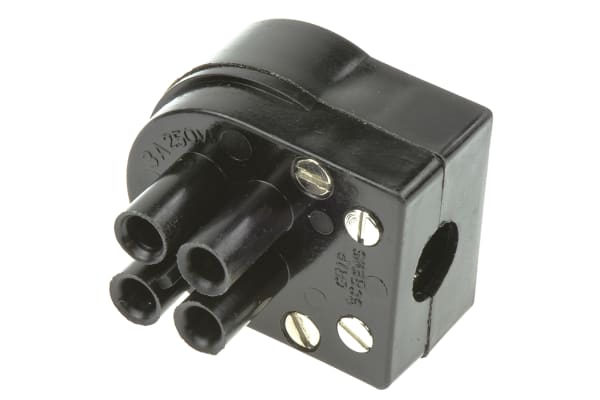 Product image for 4 way polarised cable plug,3A 250Vac