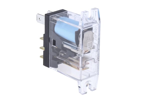 Product image for SPDT quick connect relay,10A 12Vdc coil