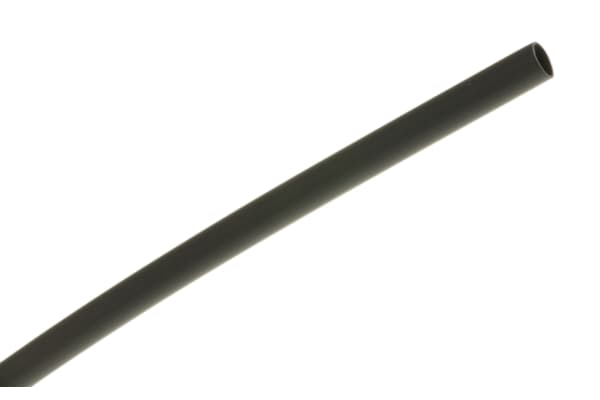 Product image for Black flameretardant tube,3.2mm bore,LSF