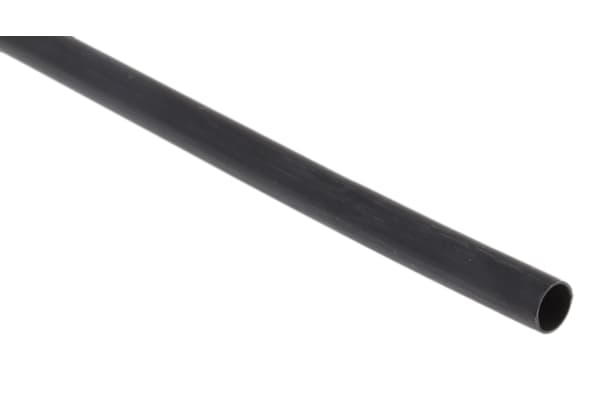 Product image for Black flameretardant tube,4.8mm bore,LSF