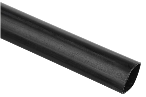 Product image for Black flameretardant tube,9.5mm bore,LSF