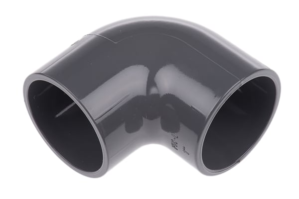 Product image for GEORGE FISCHER 90DEG PVC-U ELBOW,1IN