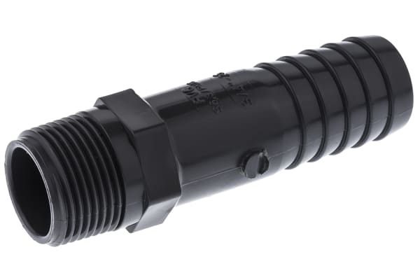 Product image for PVC-U HOSE CONNECTOR,3/4IN BSPT M X 25MM