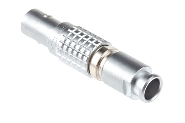 Product image for Lemo Solder Connector, 4 Contacts, Cable Mount, IP50