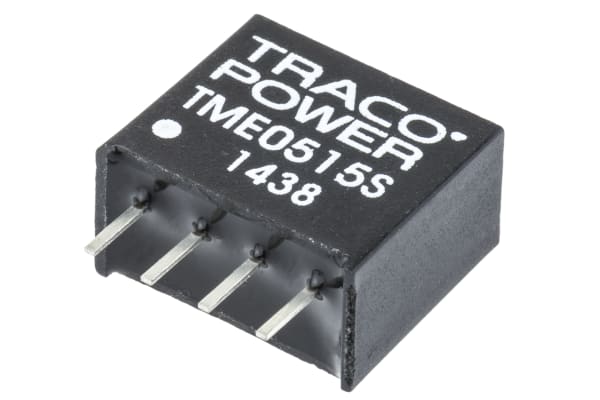 Product image for TME0515S UNREGULATED DC-DC,15V 1W