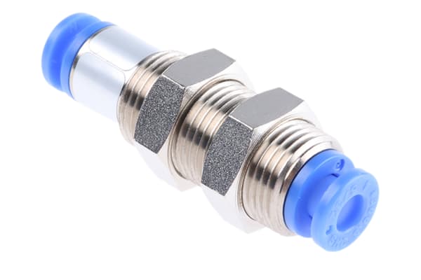 Product image for PNEUMATIC BULKHEAD CHECK VALVE,4MM