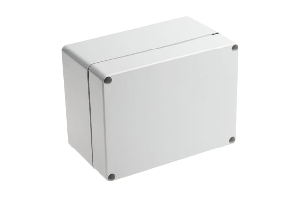 Product image for ABS enclosure w/grey lid,160x120x90mm