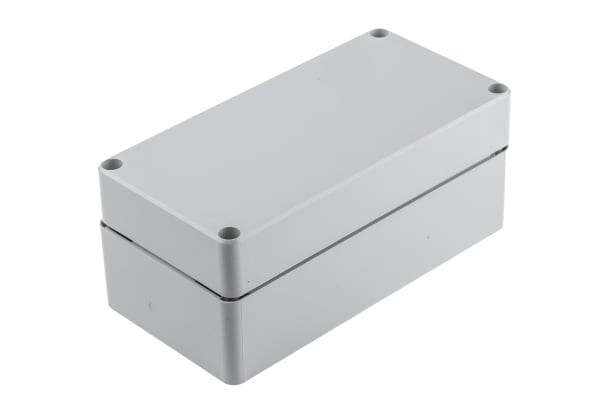 Product image for ABS enclosure w/grey lid,160x80x65mm