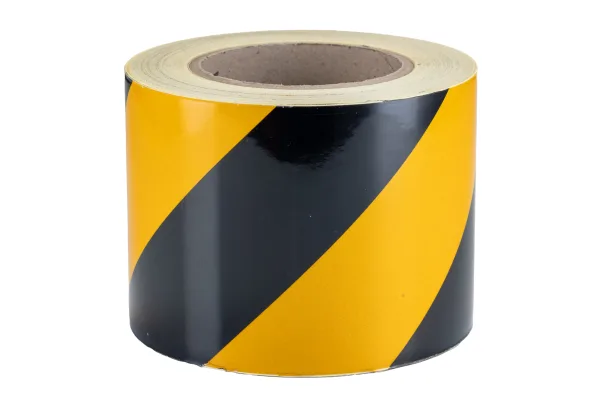 Product image for Blk/yel BS1710 reflective tape,100mmx25m