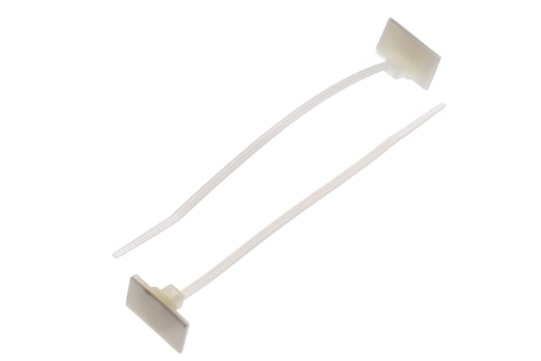 Product image for Cable Tie With Adhesive Base 100x2.5mm