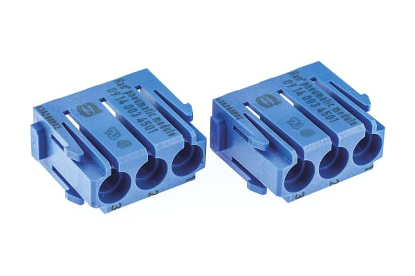 Product image for HAN(R) 3 POLE PNEUMATIC MODULE