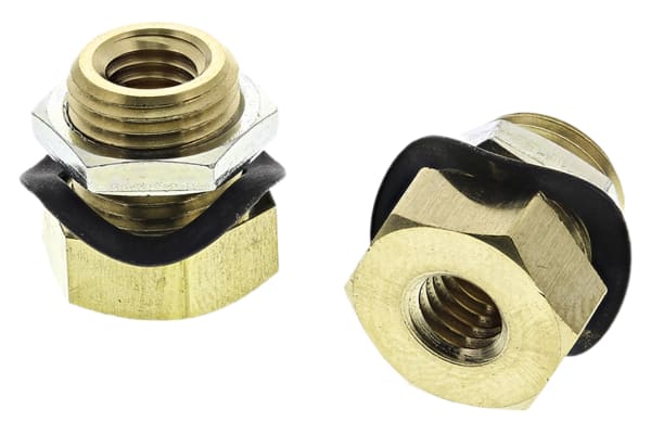 Product image for M5 MINIATURE BULKHEAD CONNECTOR