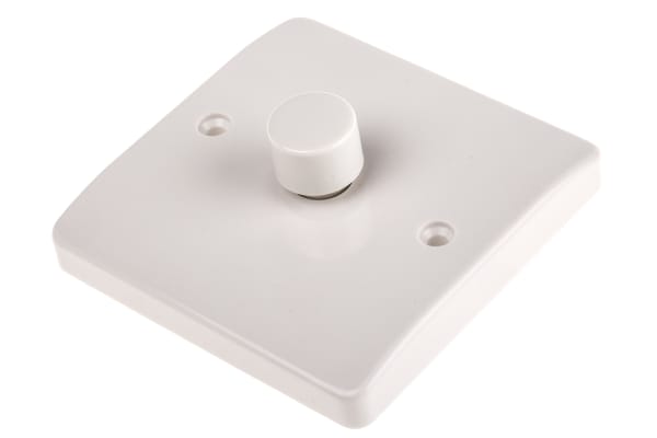 Product image for 250W DIMMER SWITCH 1 GANG WHT LOGIC PLUS