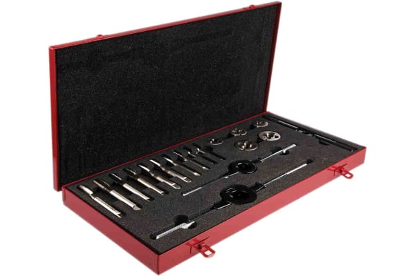 Product image for L120 HSS TAP & DIE SET, 30UNC, 1/4-1/2