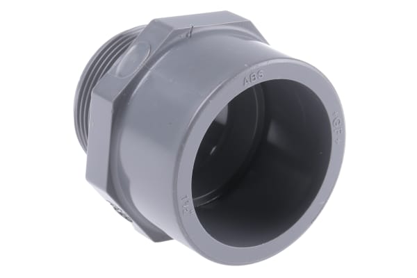 Product image for ABS ADAPTOR,1 1/2IN BUSH SOCKET-M SPIGOT