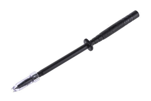 Product image for Black shrouded test probe,2mm plug