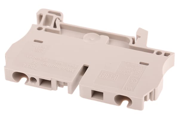 Product image for ZDU4 standard DIN rail terminal