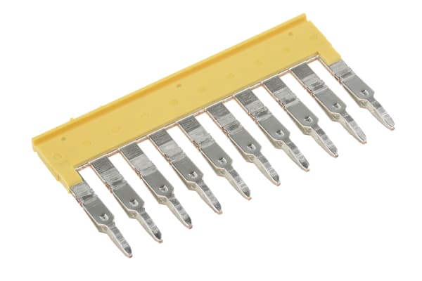 Product image for 10 way jumper bar for DIN terminal,2.5mm