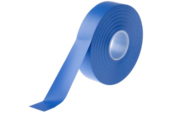 Product image for PVC INSULATING TAPE BLUE 33MX19MM AT7