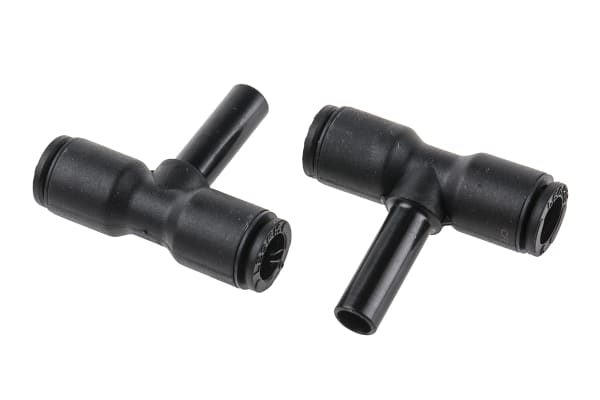 Product image for Pneumatic plug-in tee fitting,6mm