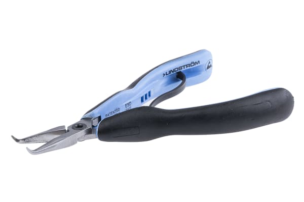 Product image for LINDSTROM(R) BENT SNIPE NOSE PLIER,60DEG