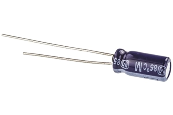 Product image for Panasonic 47μF Electrolytic Capacitor 35V dc, Through Hole - ECA1VM470