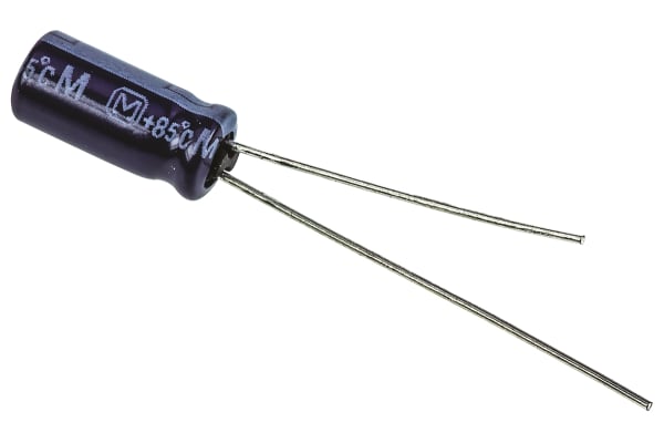 Product image for M RADIAL AL ELECT CAP,2.2UF 100V 85DEG C