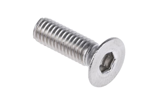 Product image for A4s/steel hex skt csk head screw,M3x10mm