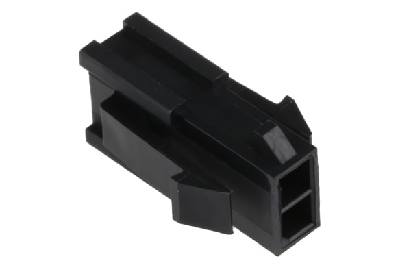 Product image for 2 way dual row panel mount plug,5A 3mm