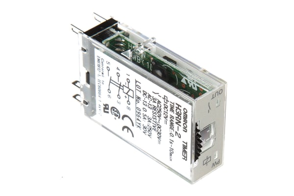 Product image for DPST 4 function timer,0.1sec-10min 12Vdc