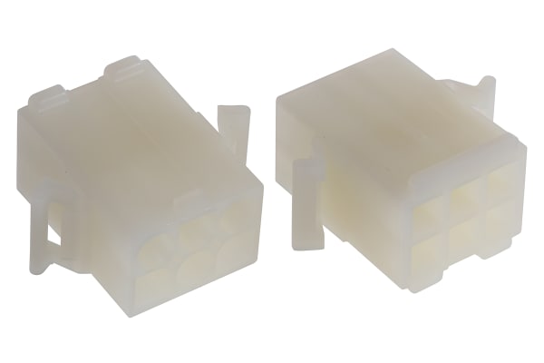 Product image for 6 way 3191 series panel mount plug