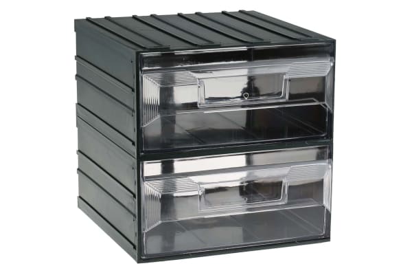 Product image for 2draws clr storagecabinet,222x208x208mm