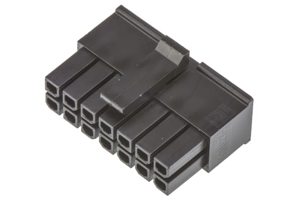 Product image for 14 way microfit 3mm dual row receptacle